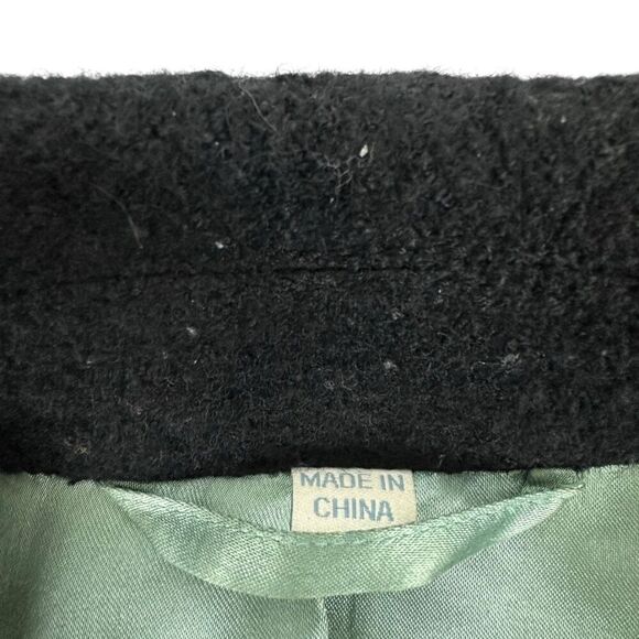 Boden Black Wool Dress Coat size 14 - Picture 4 of 8